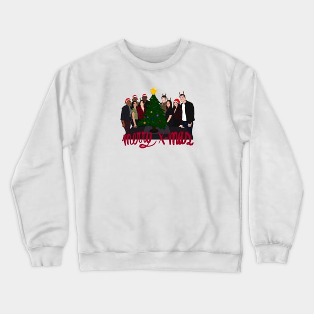 The Rookie Christmas Crewneck Sweatshirt by SabsArt05